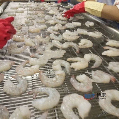 天妇罗虾裹浆机 虾仁上浆与面包虾裹糠的创新自动化设备